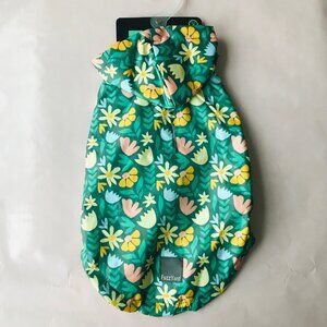 Fuzzyard  Dog Rain Coat Size 2  Hooded Waterproof Jacket w lining Pet Apparel